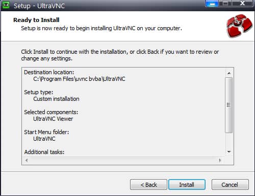 Ultra VNC Install 7